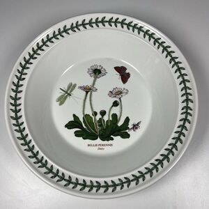 PORTMEIRION Botanic Garden Rimmed Dinner Bowl 8.5" SINGLE Daisy Bellis Parennis